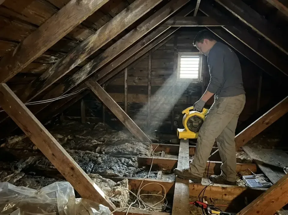attic-water-damage-drying-proc-007 — frequently asked questions, Emergency Water Extraction & 24/7 Flood Response in Manatee…